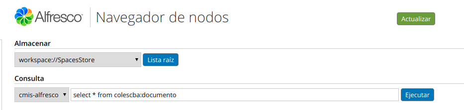 colescba:documento es el modelo que utilizo. No es un aspecto, es un modelo de datos.