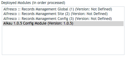 module deployment page